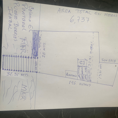 Propiedad a la orilla del mar